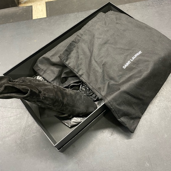 YSL SUEDE BOOTS -European Size 40 US Size 9 - Picture 5 of 13